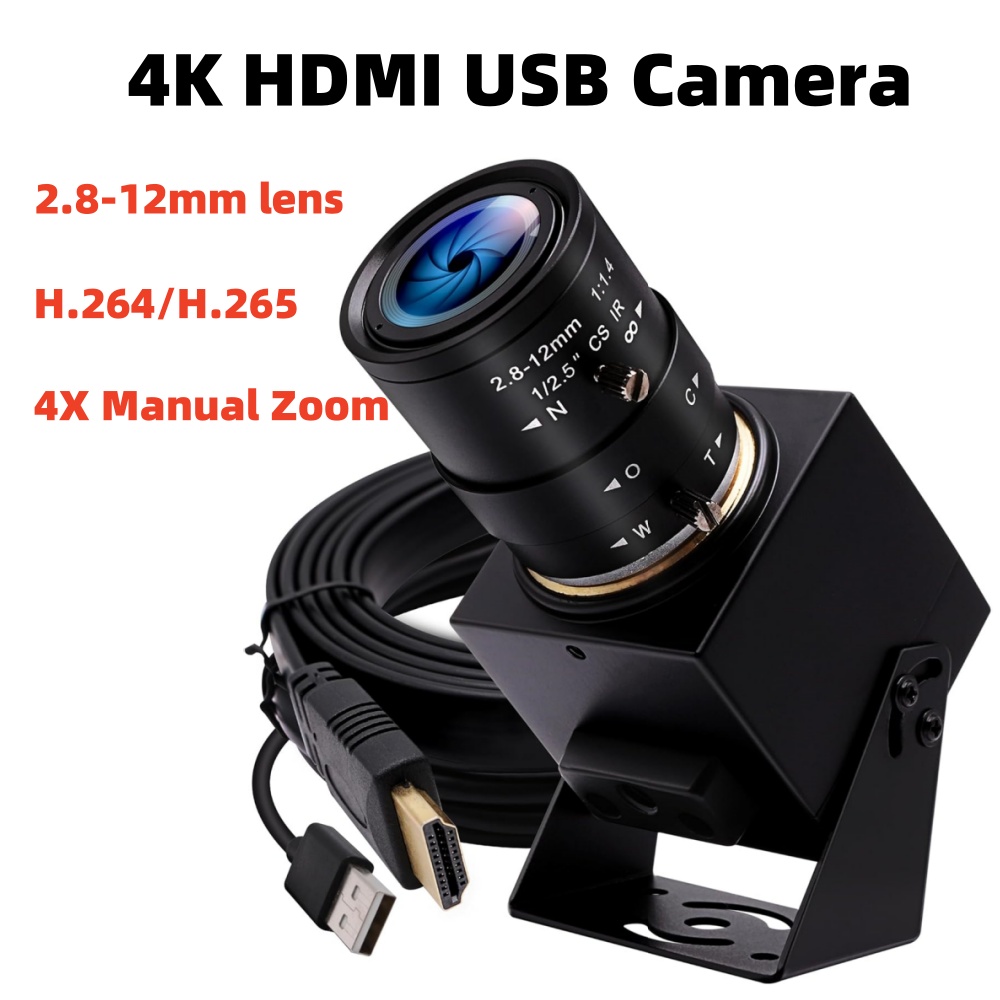 Webcam 4K - Kamera ELP 4K 30fps HDMI USB2.0,