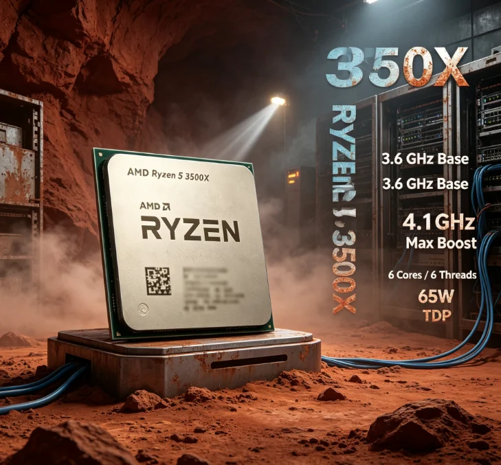 Pc Gaming Entry - Nowy, zapakowany Ryzen 5 3500X 6
