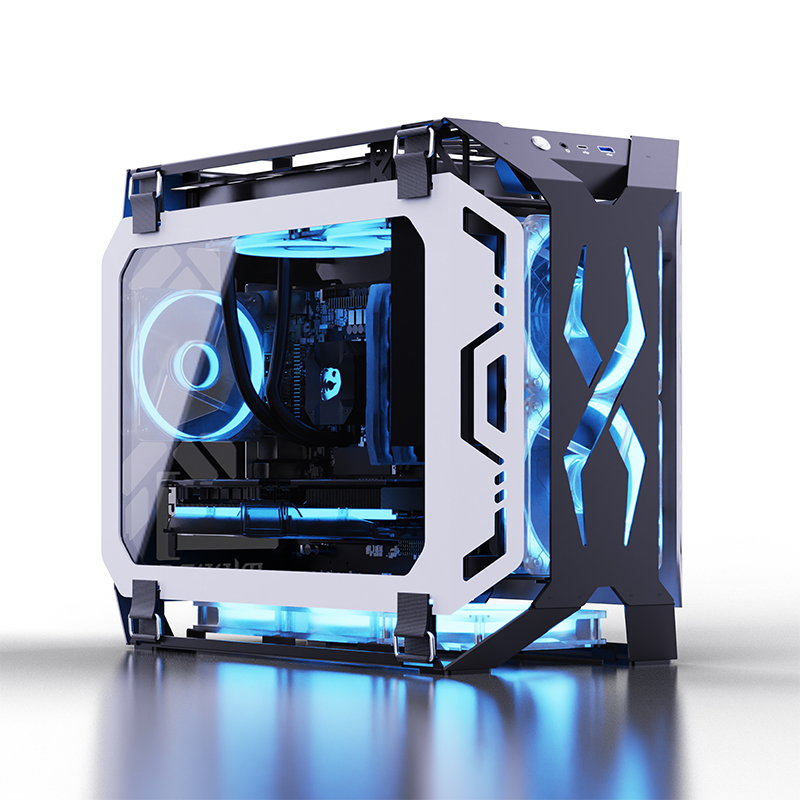 Pc Gaming Case - Obudowa komputerowa Lovingcool, nowy design, otwarty