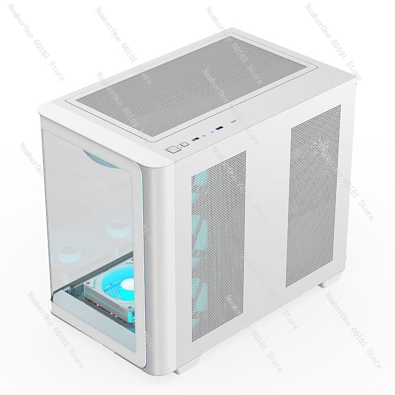 Pc Gaming Case - Panoramiczna, zakrzywiona szklana obudowa komputera stacjonarnego