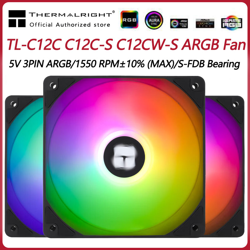 Pc Gaming Case - Thermalright TL-C12C 3 w 1 120mm