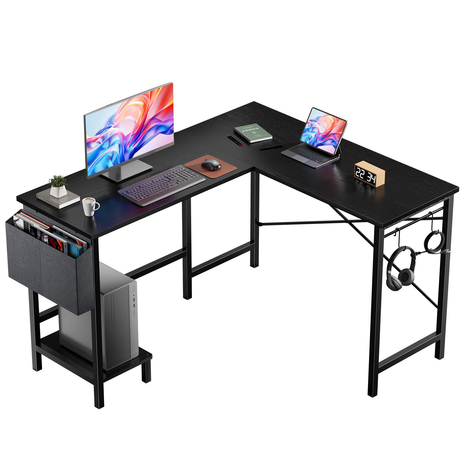 Pc Gaming Center - Biurko komputerowe w kształcie litery L