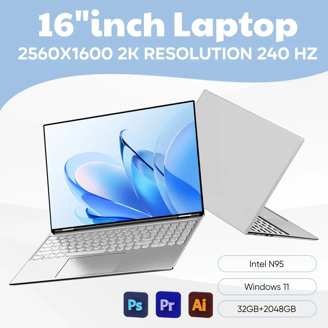Pc Gaming Notebook - Nowy laptop 16-calowy 2K, ekran o