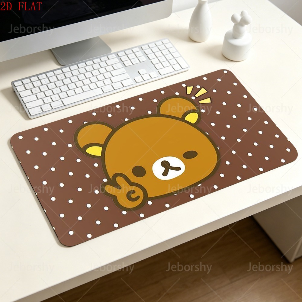 Pc Gaming Kawaii - Duża podkładka na biurko Rilakkuma, urocza
