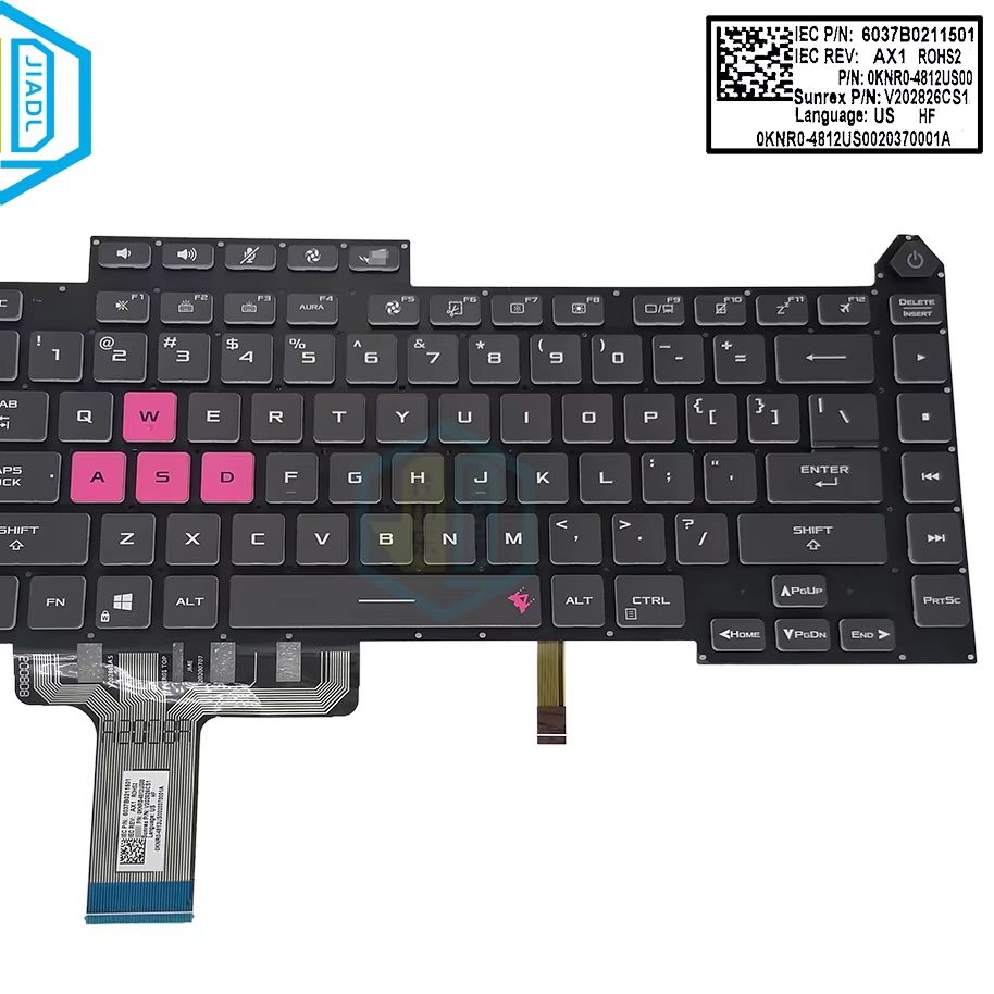 No Rgb Gaming Pc - US English LA Latin RGB Podświetlana