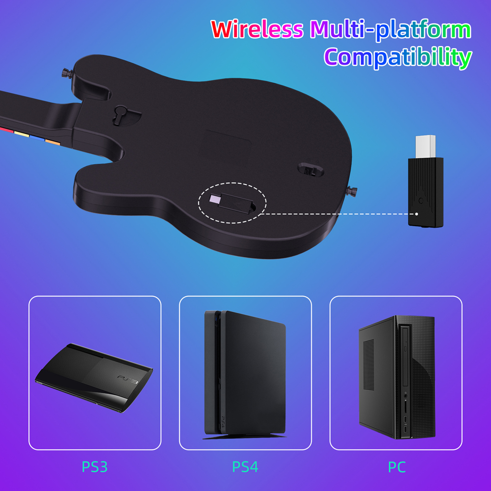 Bezprzewodowy kontroler gitaro – Joystick Pc Gaming recenzja i cena