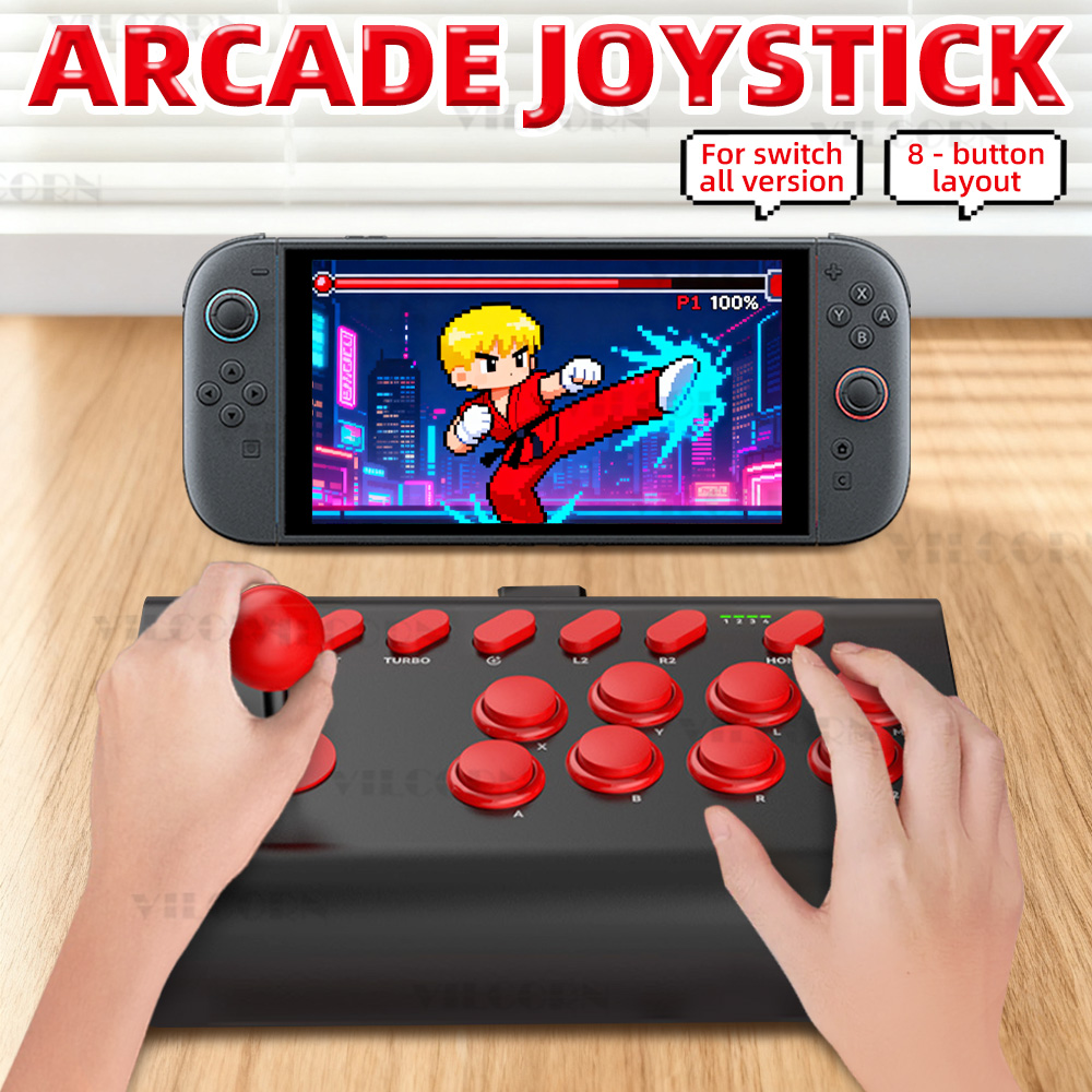 8-przyciskowy joystick arcade  – Joystick Pc Gaming recenzja i cena