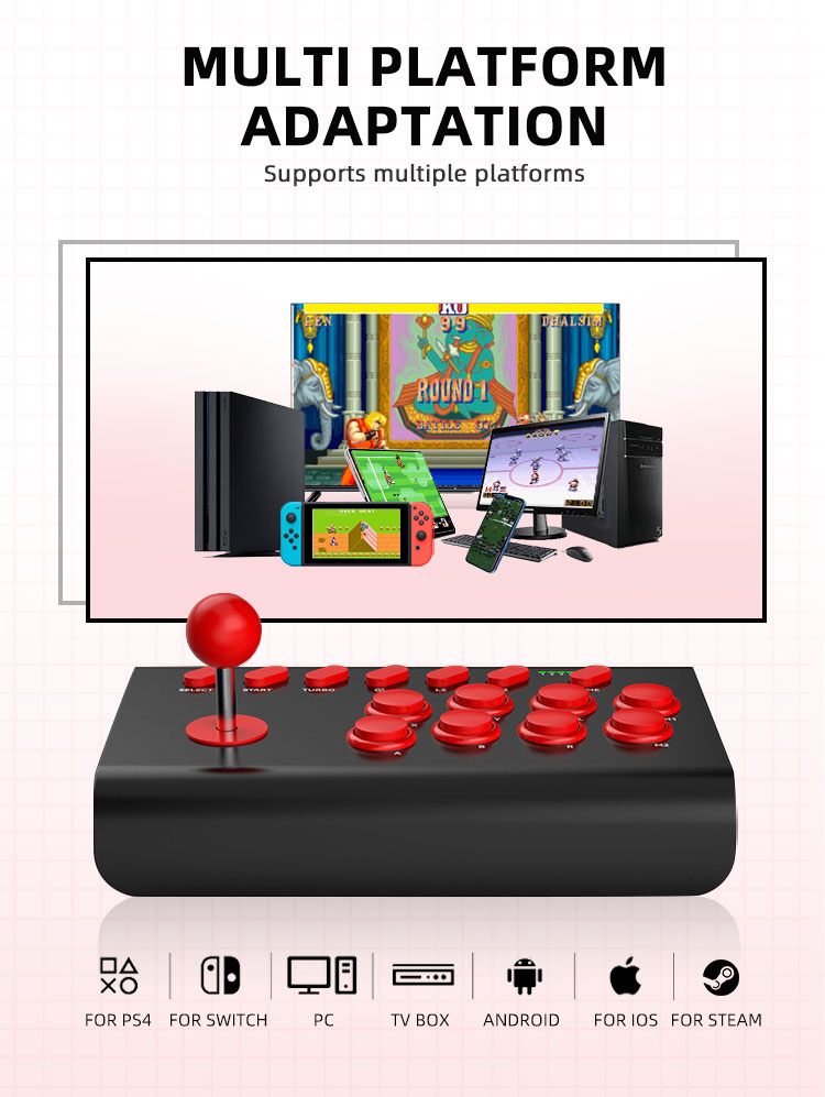 8-przyciskowy joystick arcade  – Joystick Pc Gaming recenzja i cena