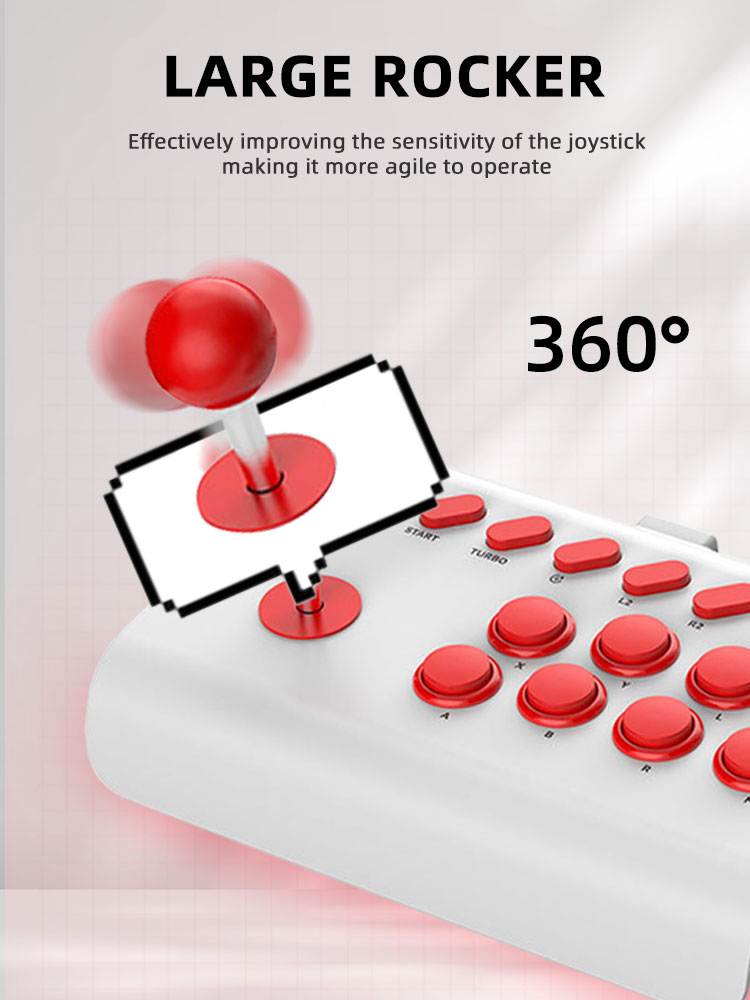 8-przyciskowy joystick arcade  – Joystick Pc Gaming recenzja i cena