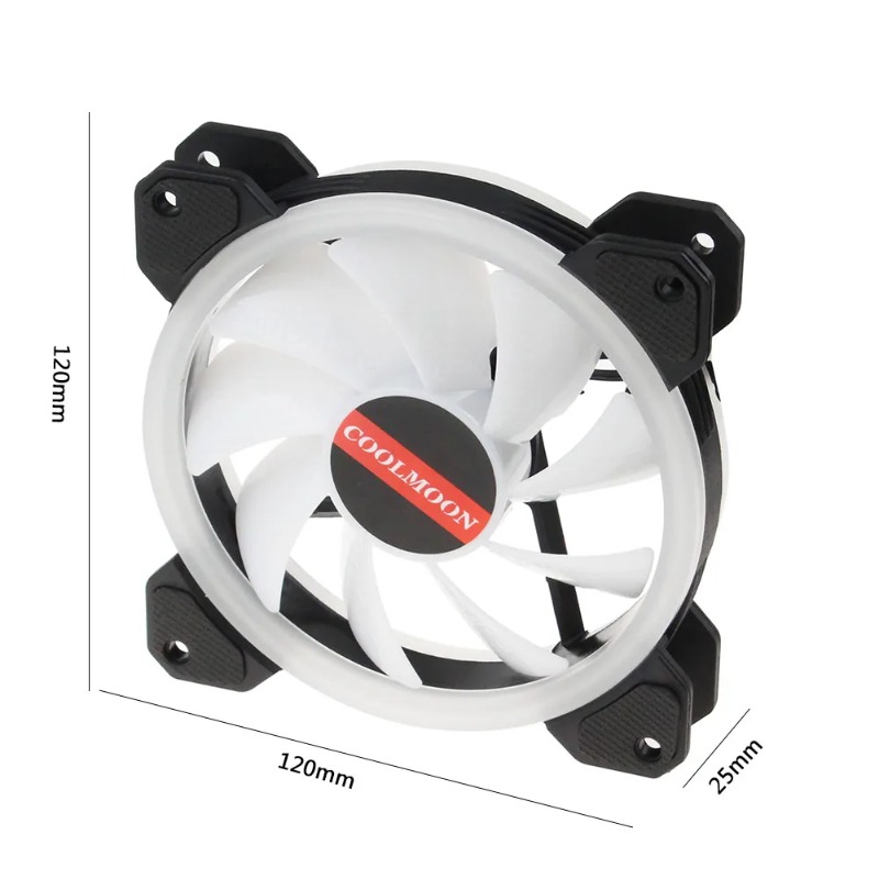 Wentylator PC 120mm RGB Cichy  – Pc Gaming Case recenzja i cena