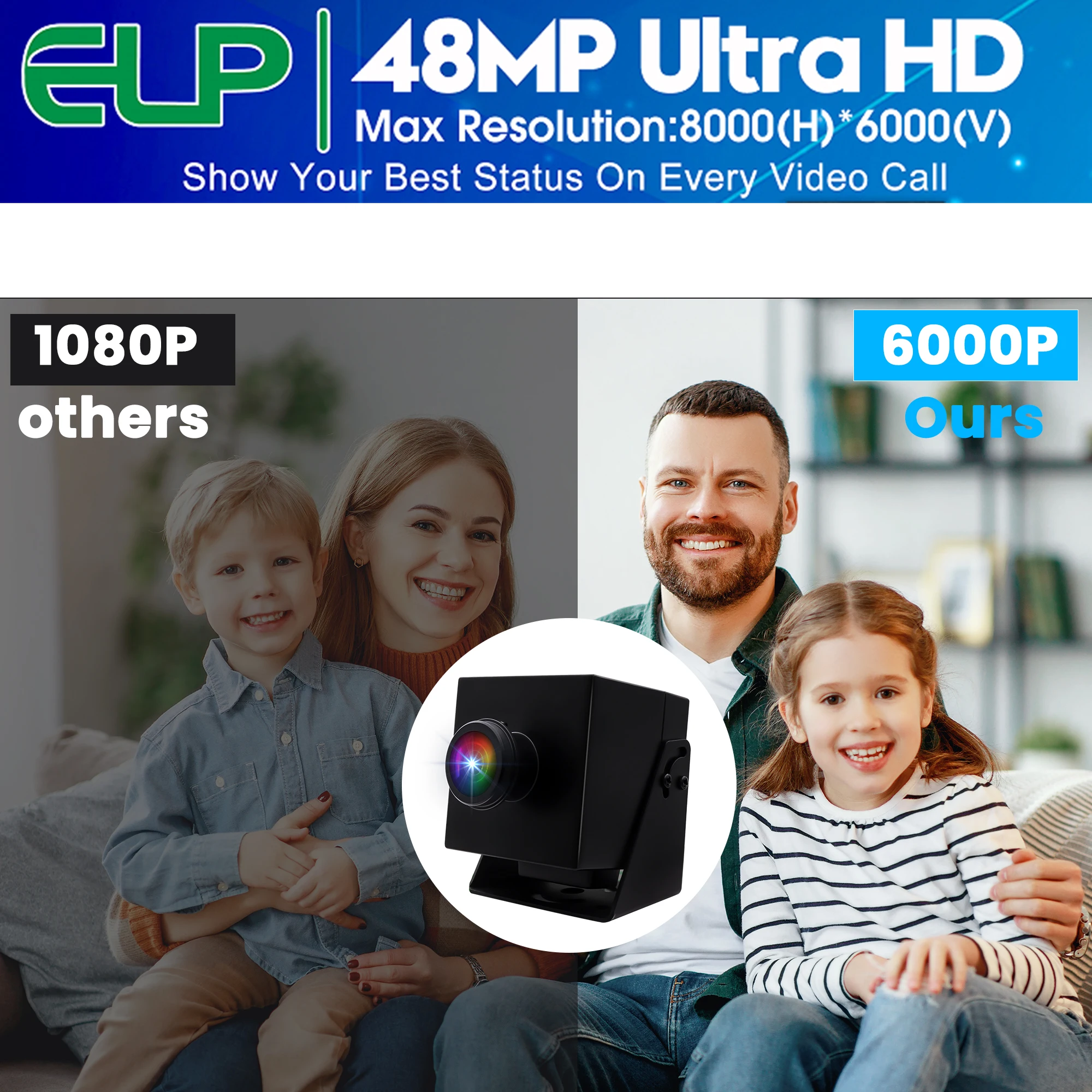 Kamera USB ELP 48MP 8K Ultra H – Webcam 4K recenzja i cena