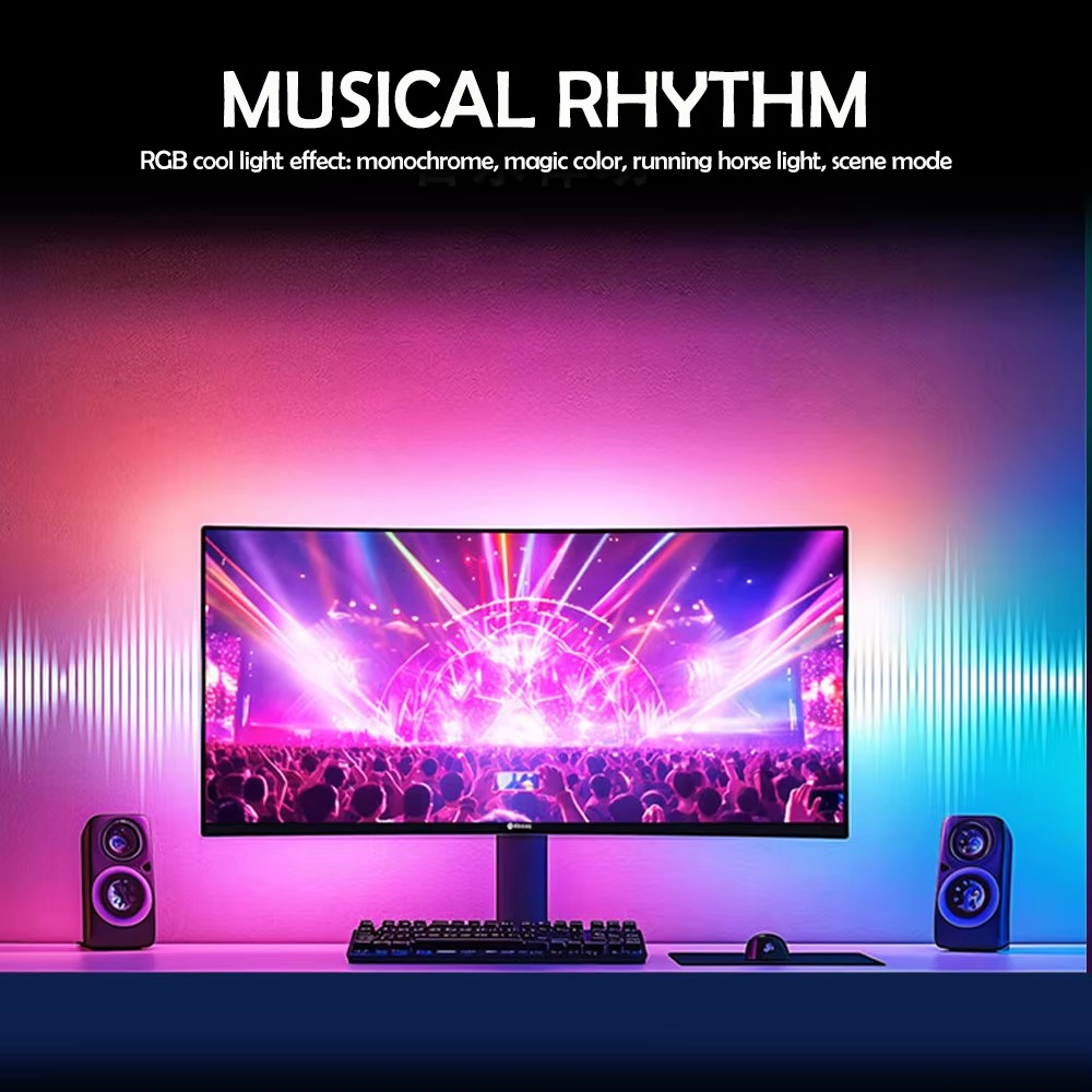 Pasek LED RGB do gier, podświe – No Rgb Gaming Pc recenzja i cena