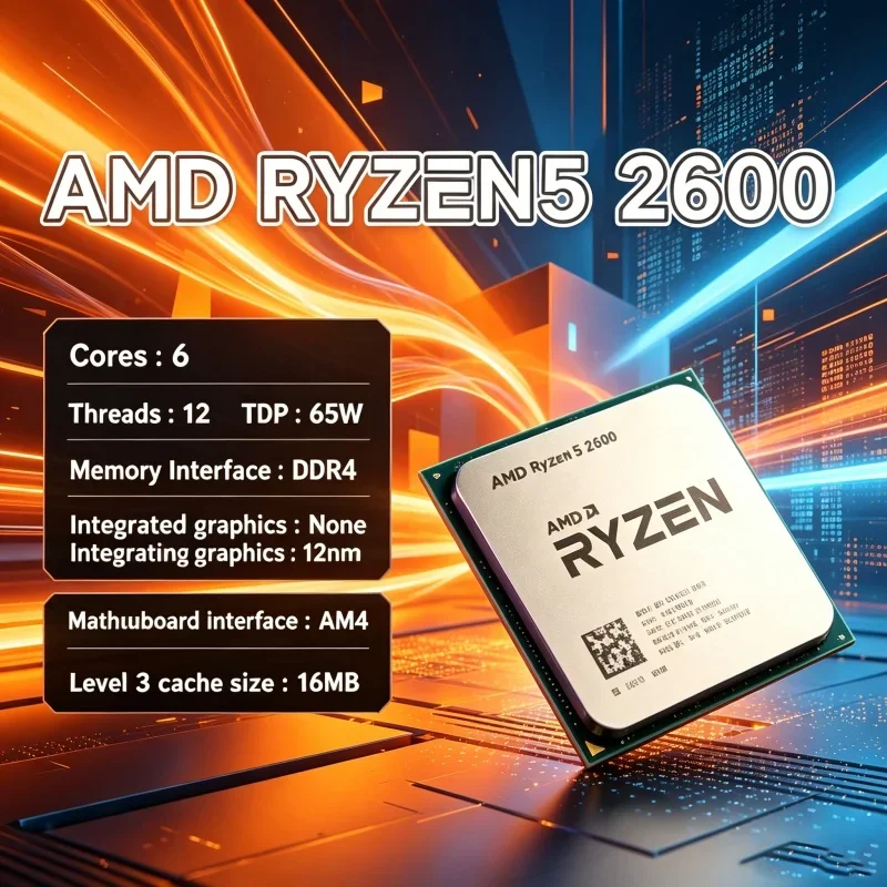 Procesor AMD R5 2600 AM4, 6 rd – Pc Gaming Entry recenzja i cena