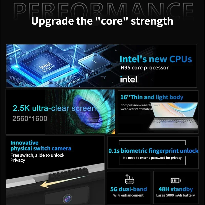 Nowy laptop 16-calowy 2K, ekra – Pc Gaming Notebook recenzja i cena