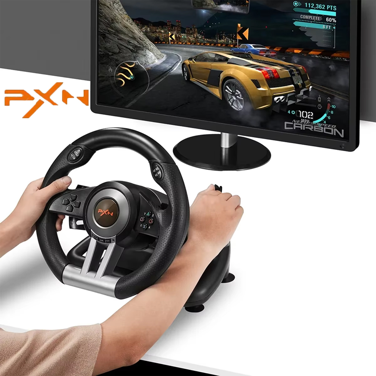 Kierownica wyścigowa PXN V3, k – Pc Gaming Entry recenzja i cena