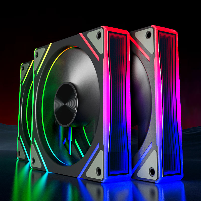 Zestaw wentylatorów PC TEUCER  – Pc Gaming Case recenzja i cena