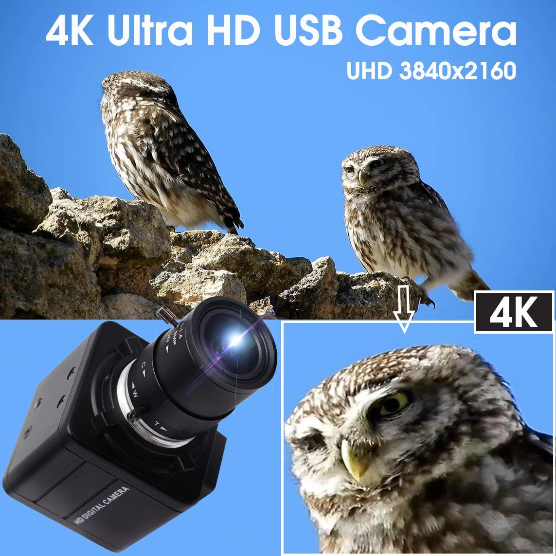 Kamera internetowa ELP 4K Ultr – Webcam 4K recenzja i cena