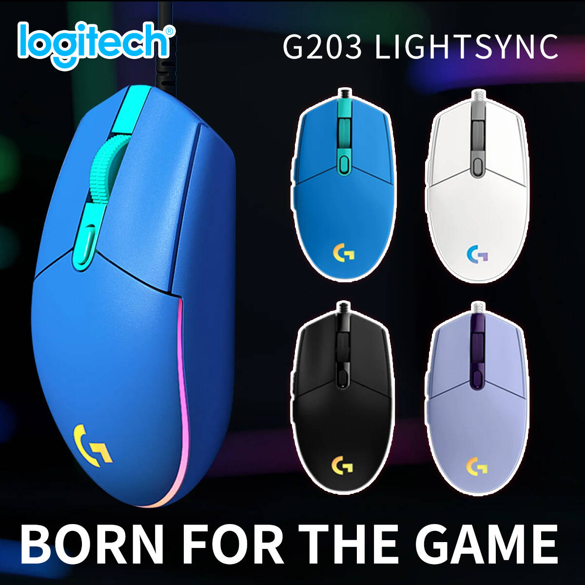 Logitech G203 Przewodowa Mysz  – Pc Gaming Entry recenzja i cena