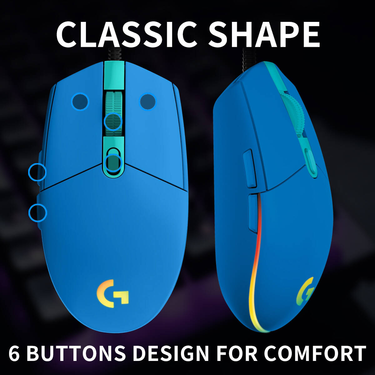 Logitech G203 Przewodowa Mysz  – Pc Gaming Entry recenzja i cena